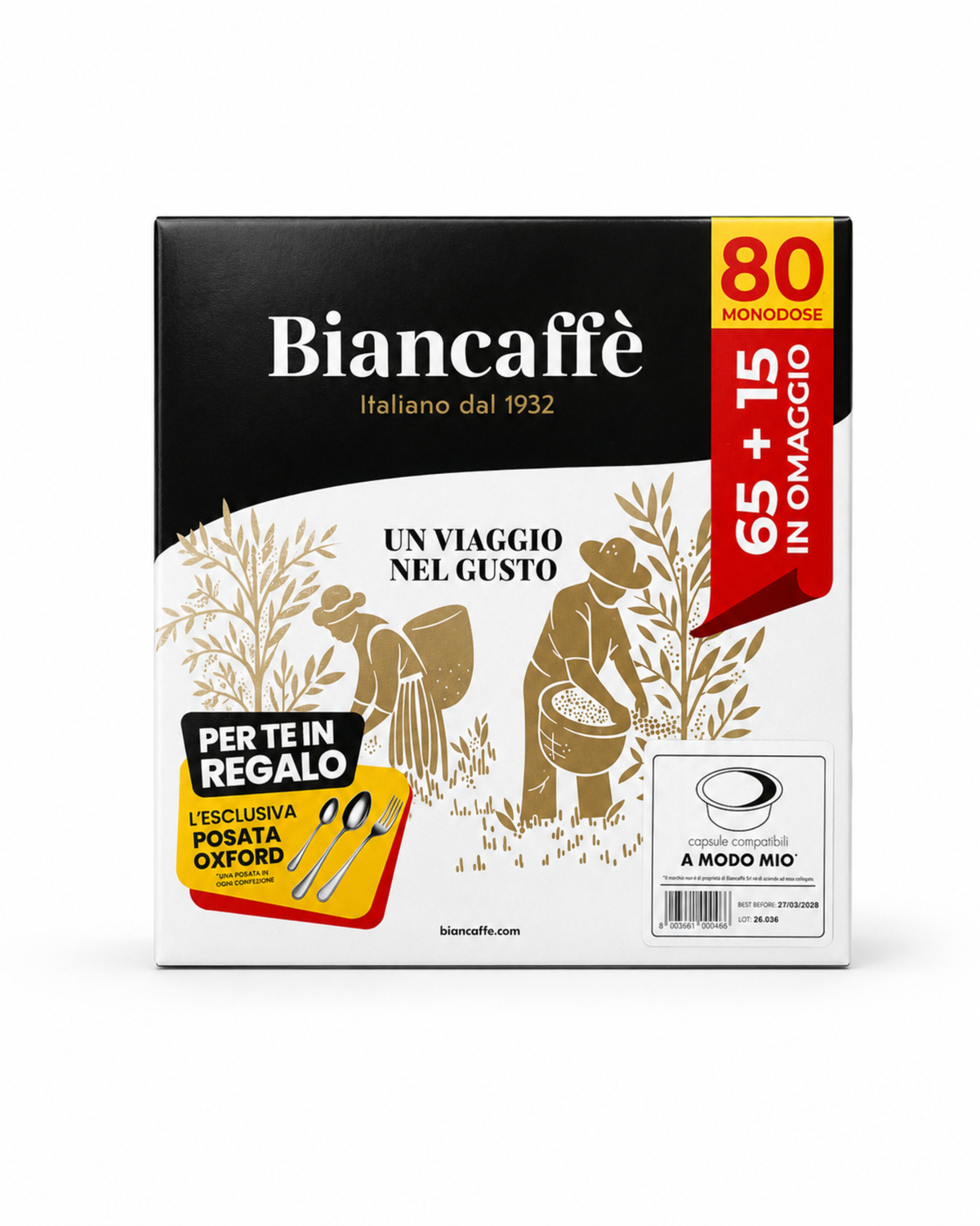 DailyClub — Biancaffè A Modo Mio Classica 80