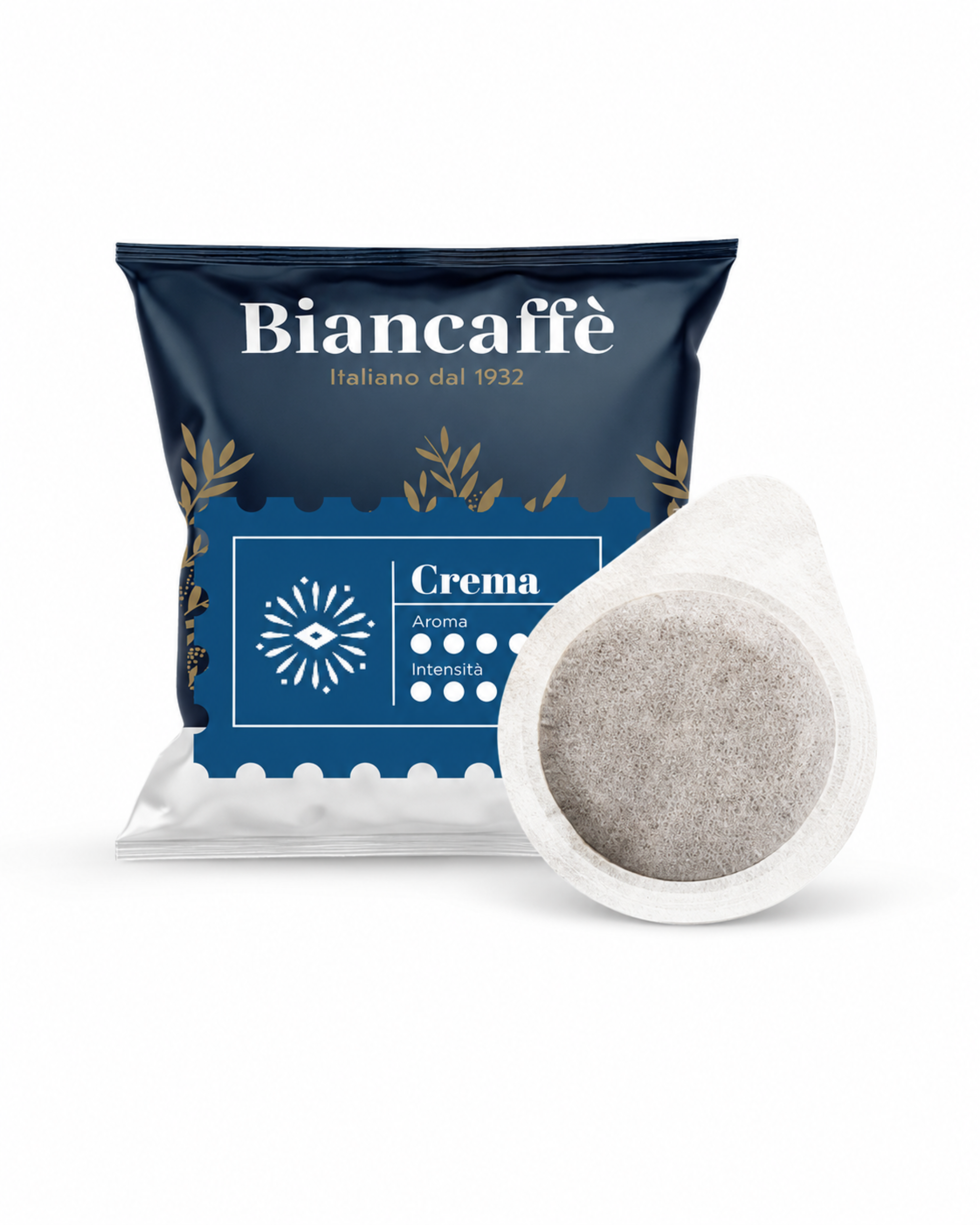 Biancaffè Creamy Blend E.S.E. paper pod and sachet pack