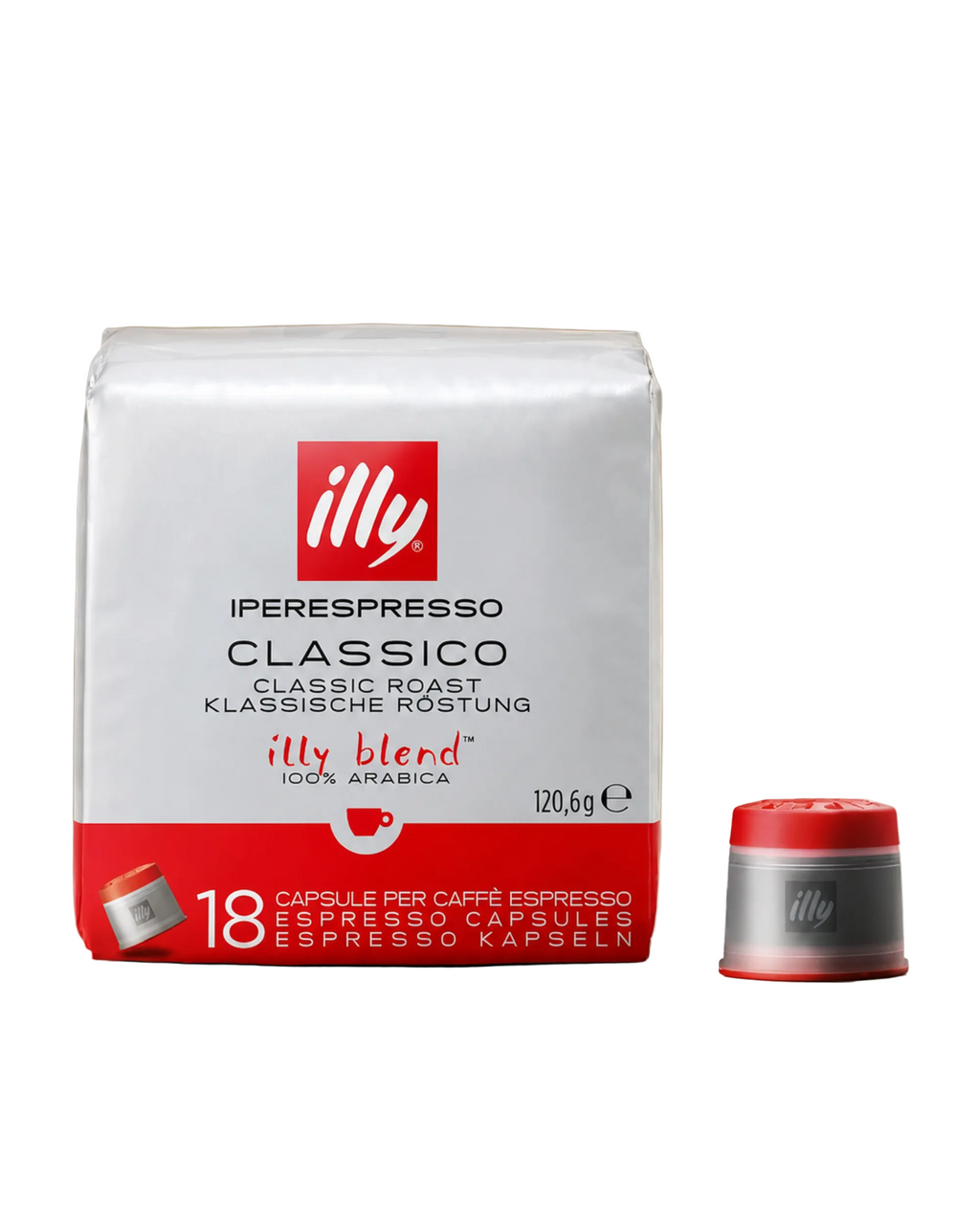 Illy Iperespresso Classic 18 coffee capsules pack