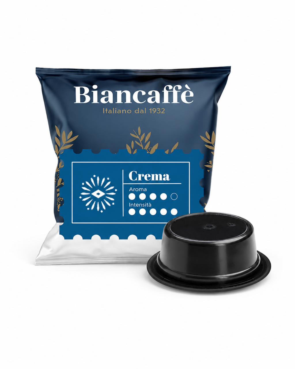 Biancaffè A Modo Mio Cream capsule and sachet for compatible machines
